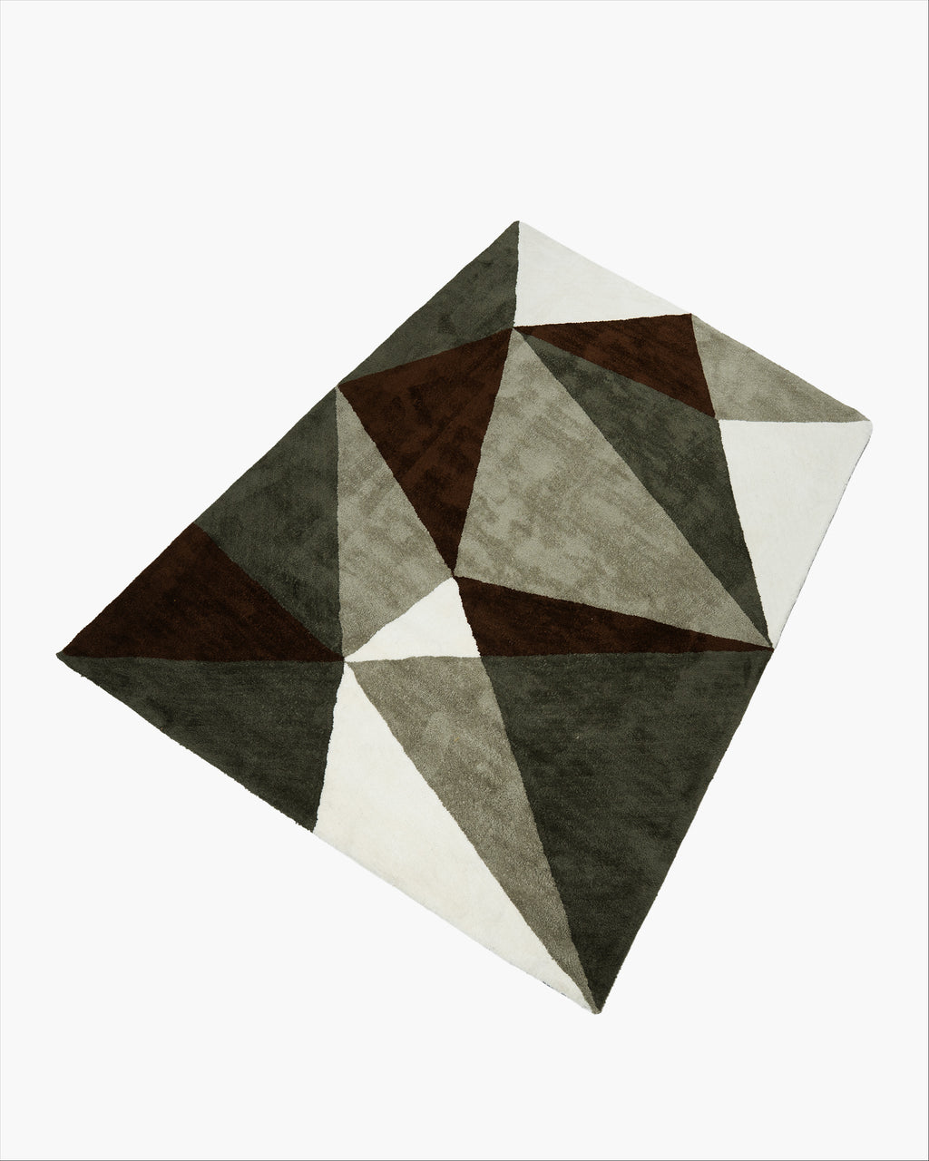 Amara Rug Solitaire Grey Silver Ivory And Choclate
