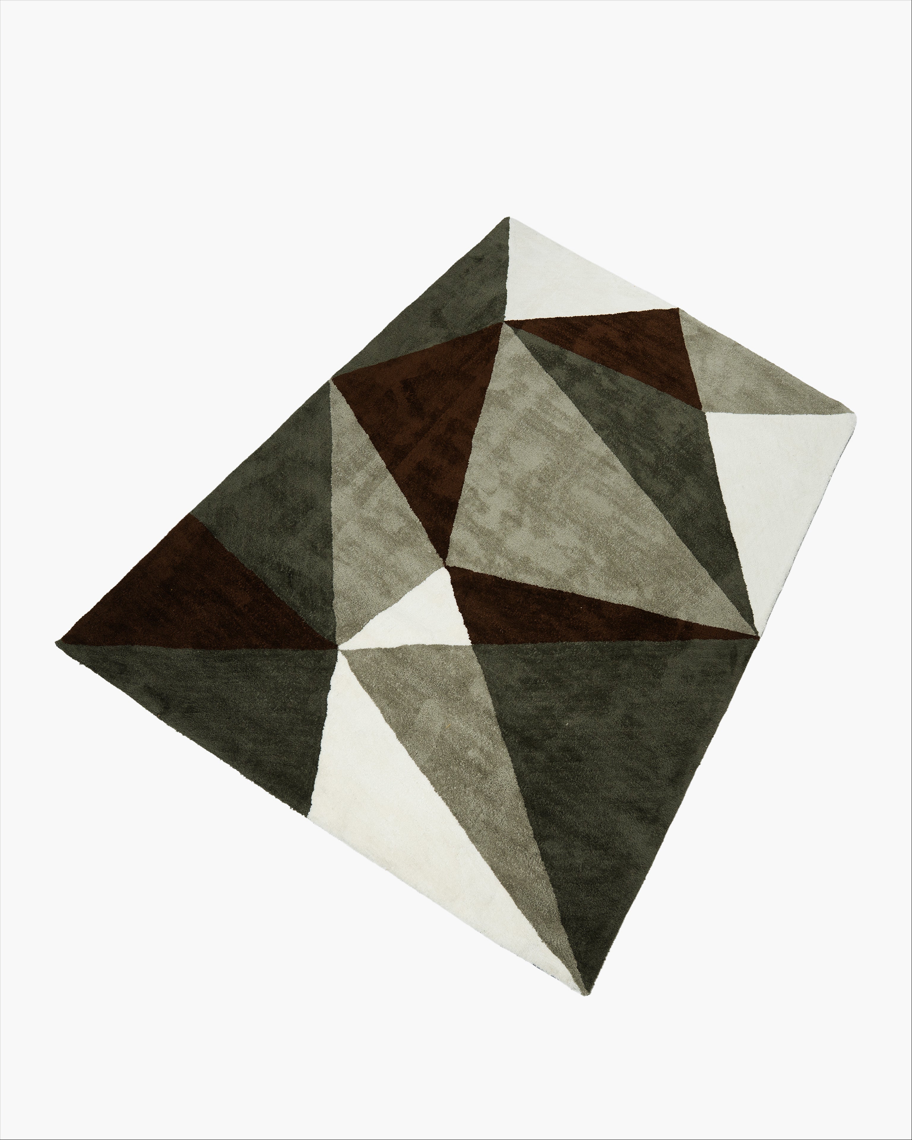 Amara Rug Solitaire Grey Silver Ivory And Choclate