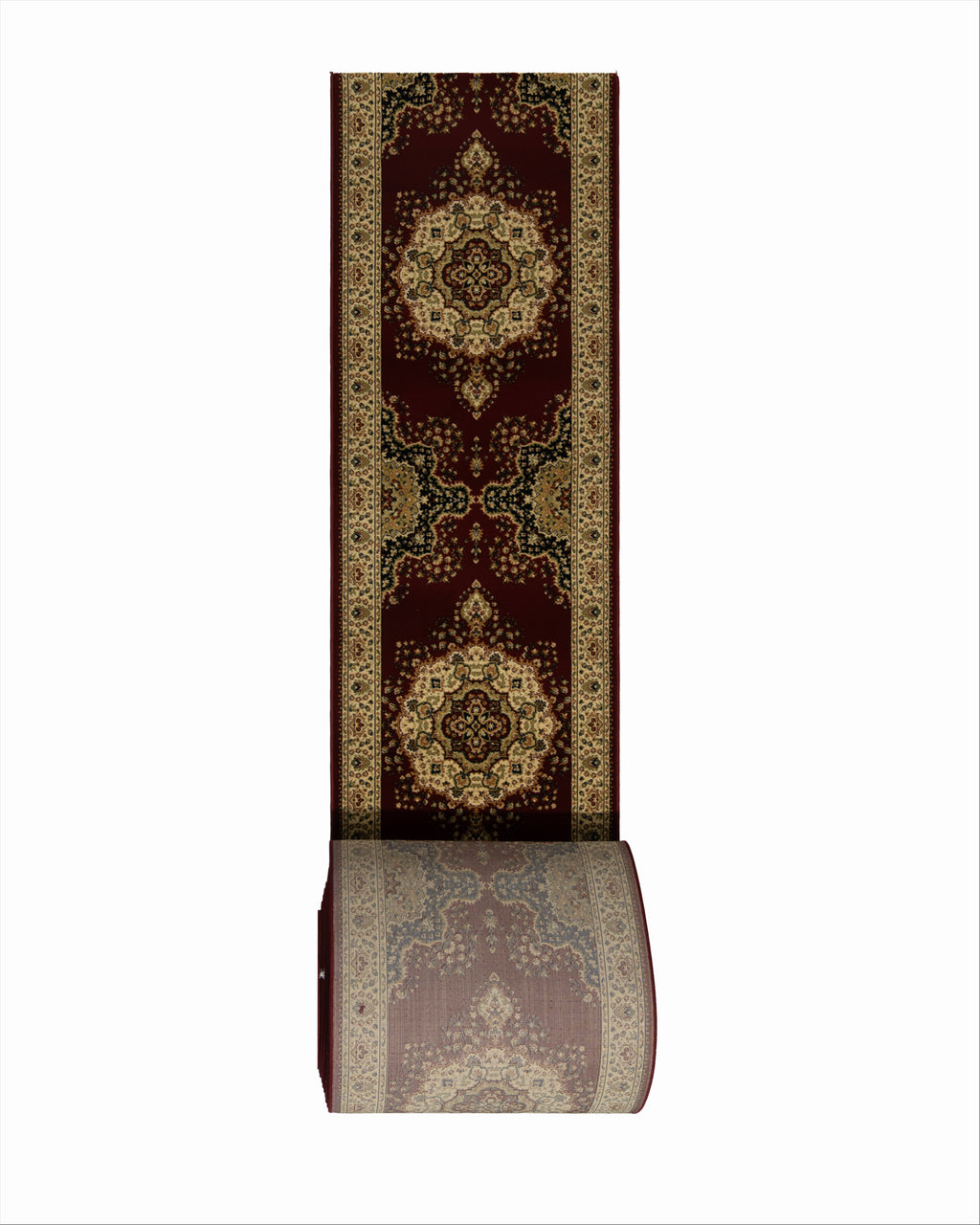 Kohinoor Herricks Red Runner 80 cm Wide x Length Cut To Order