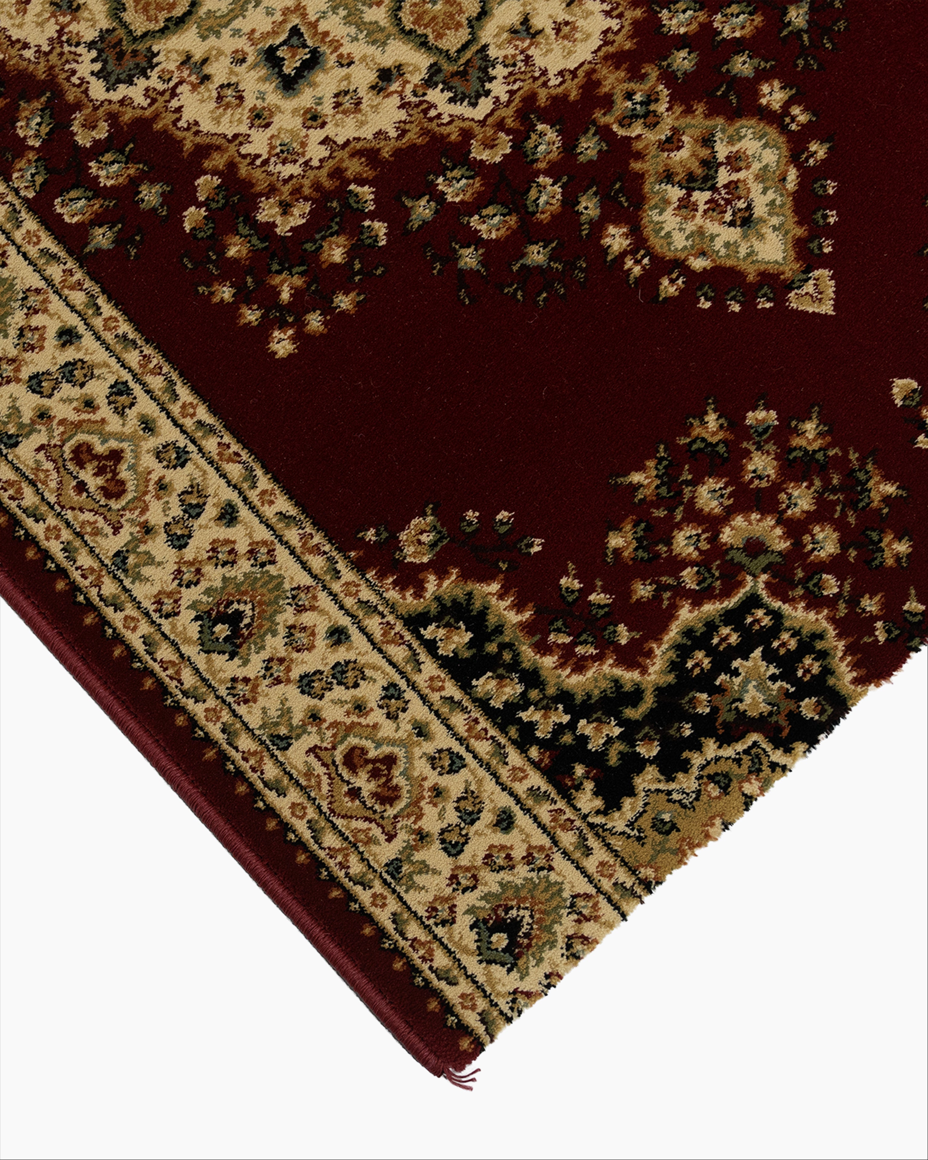 Kohinoor Herricks Red Runner 80 cm Wide x Length Cut To Order
