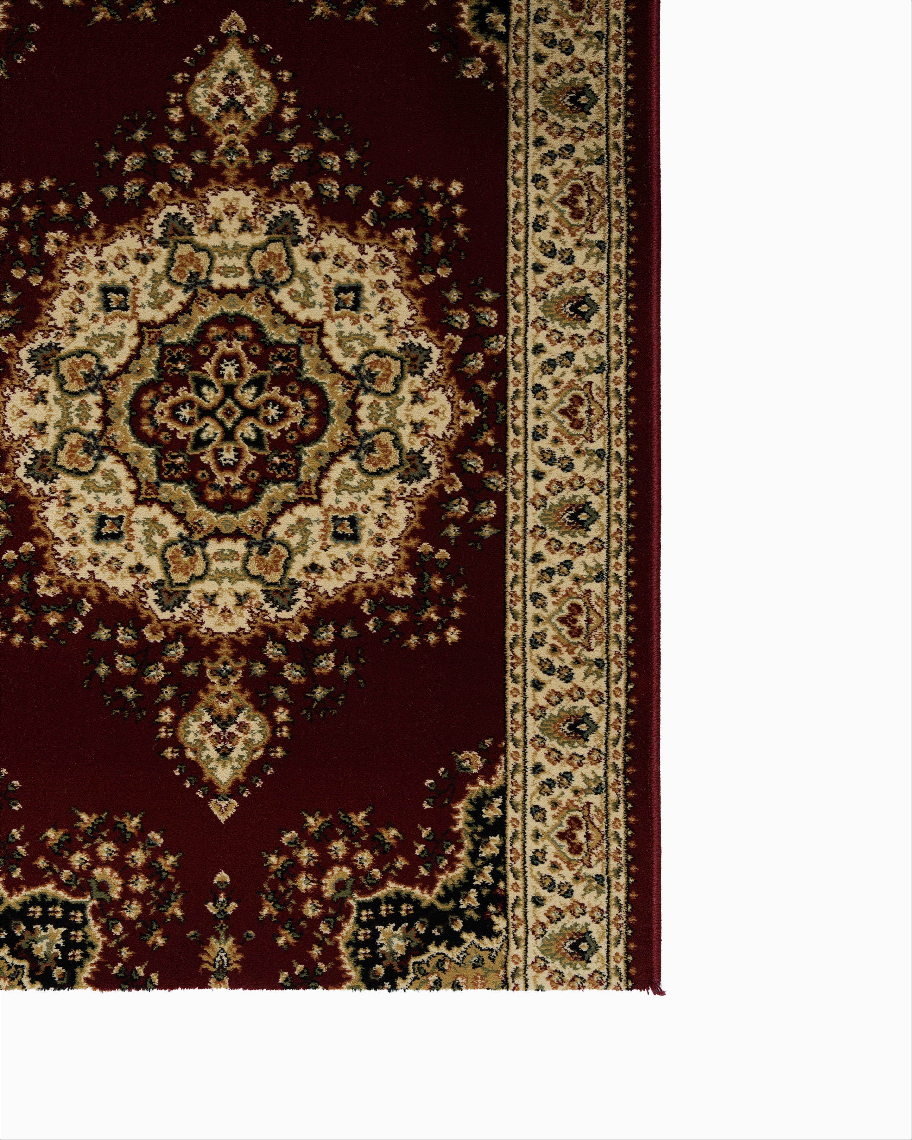 Kohinoor Herricks Red Runner 80 cm Wide x Length Cut To Order