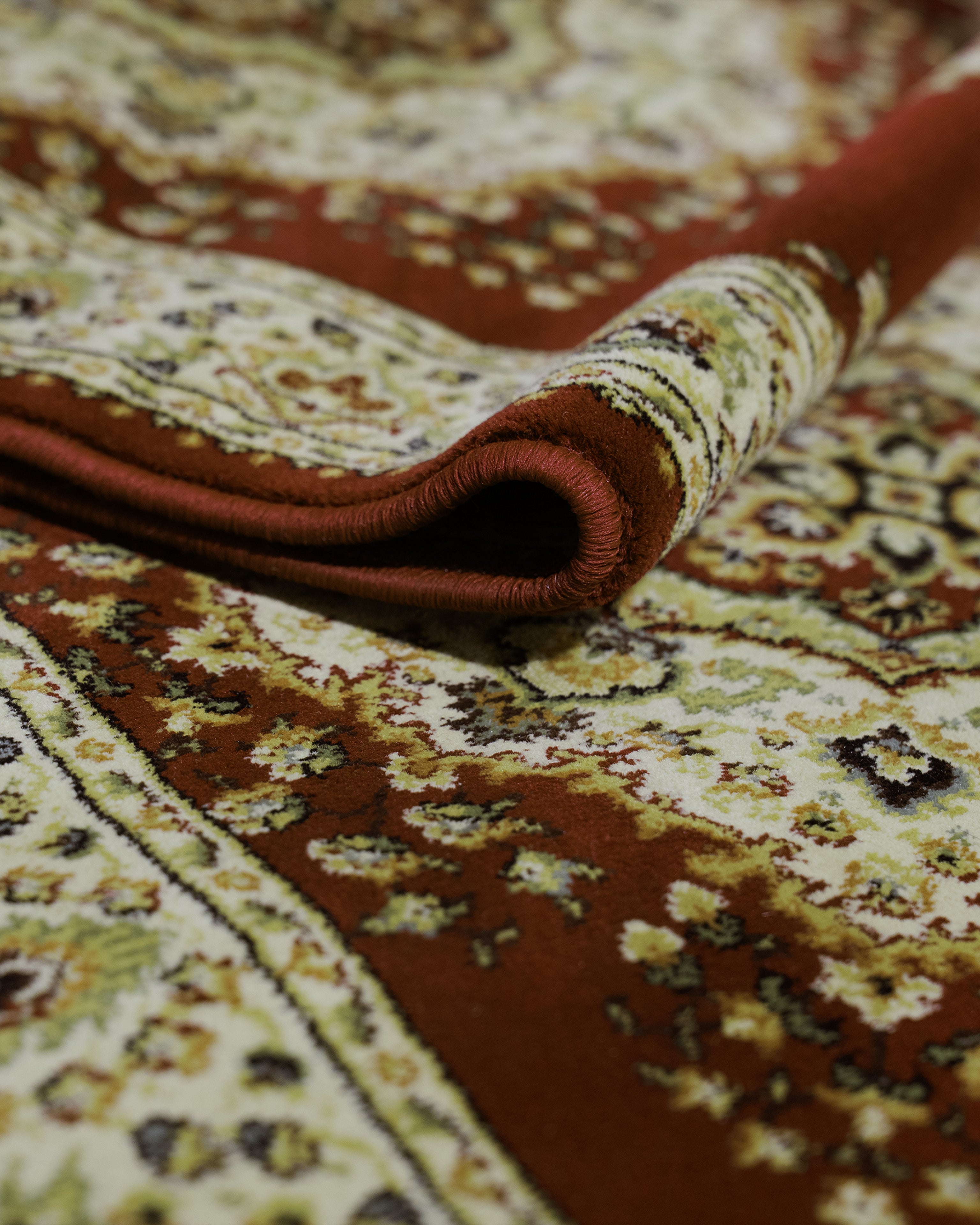 Kohinoor Herricks Red Runner 80 cm Wide x Length Cut To Order