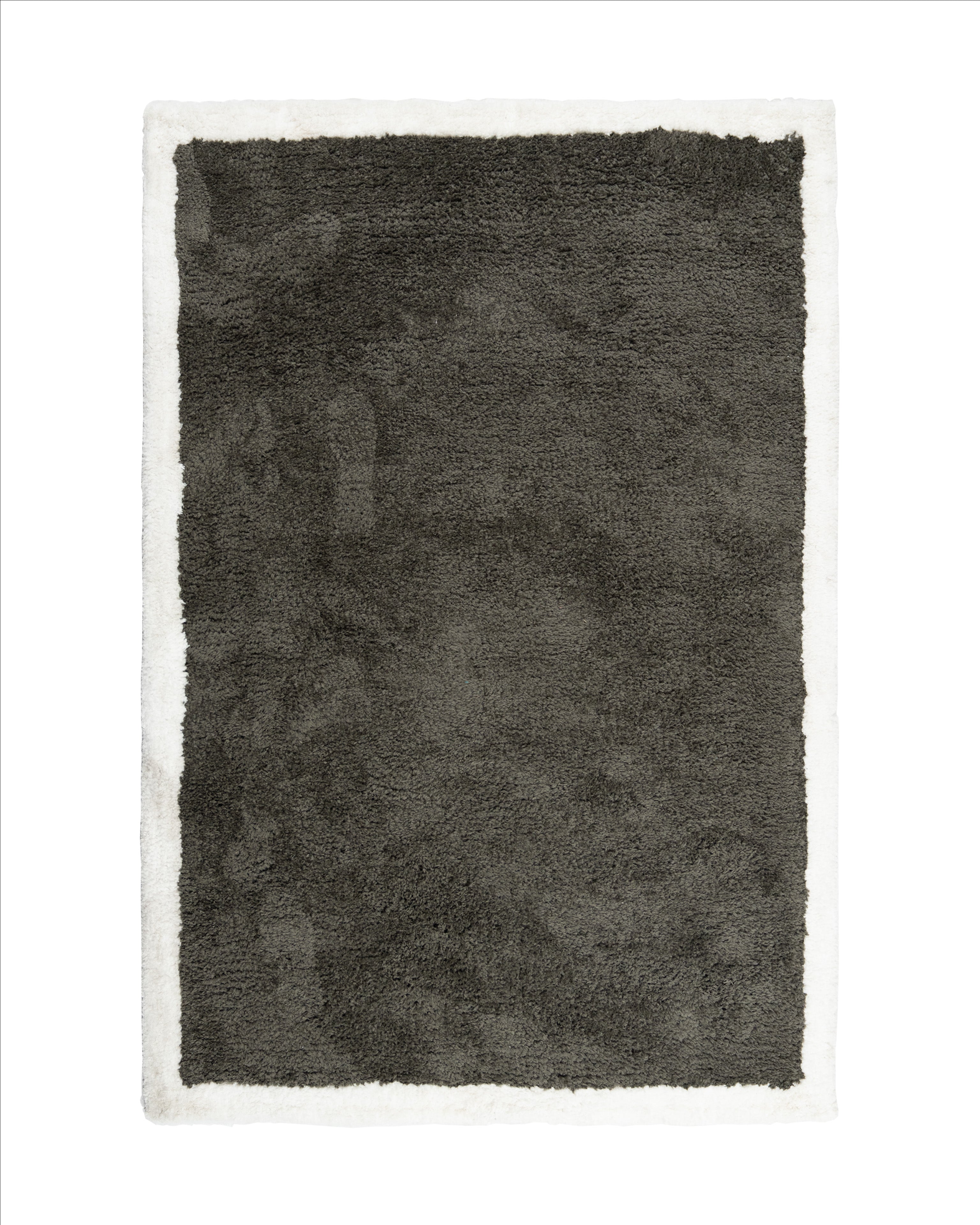 Cloud Rug Shag Grey And White
