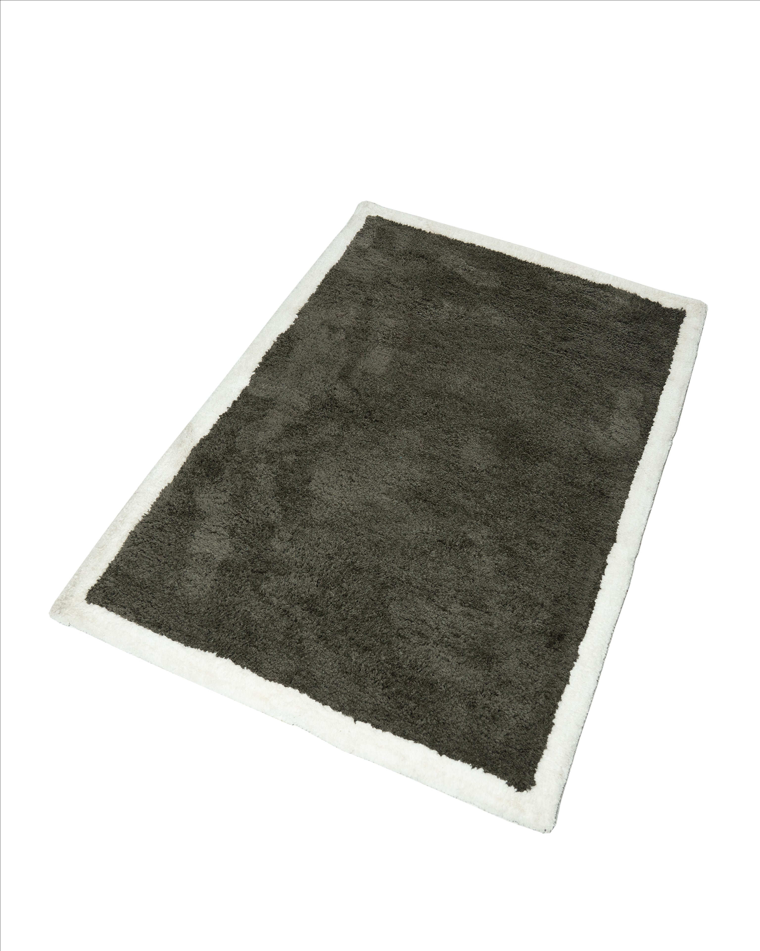 Cloud Rug Shag Grey And White