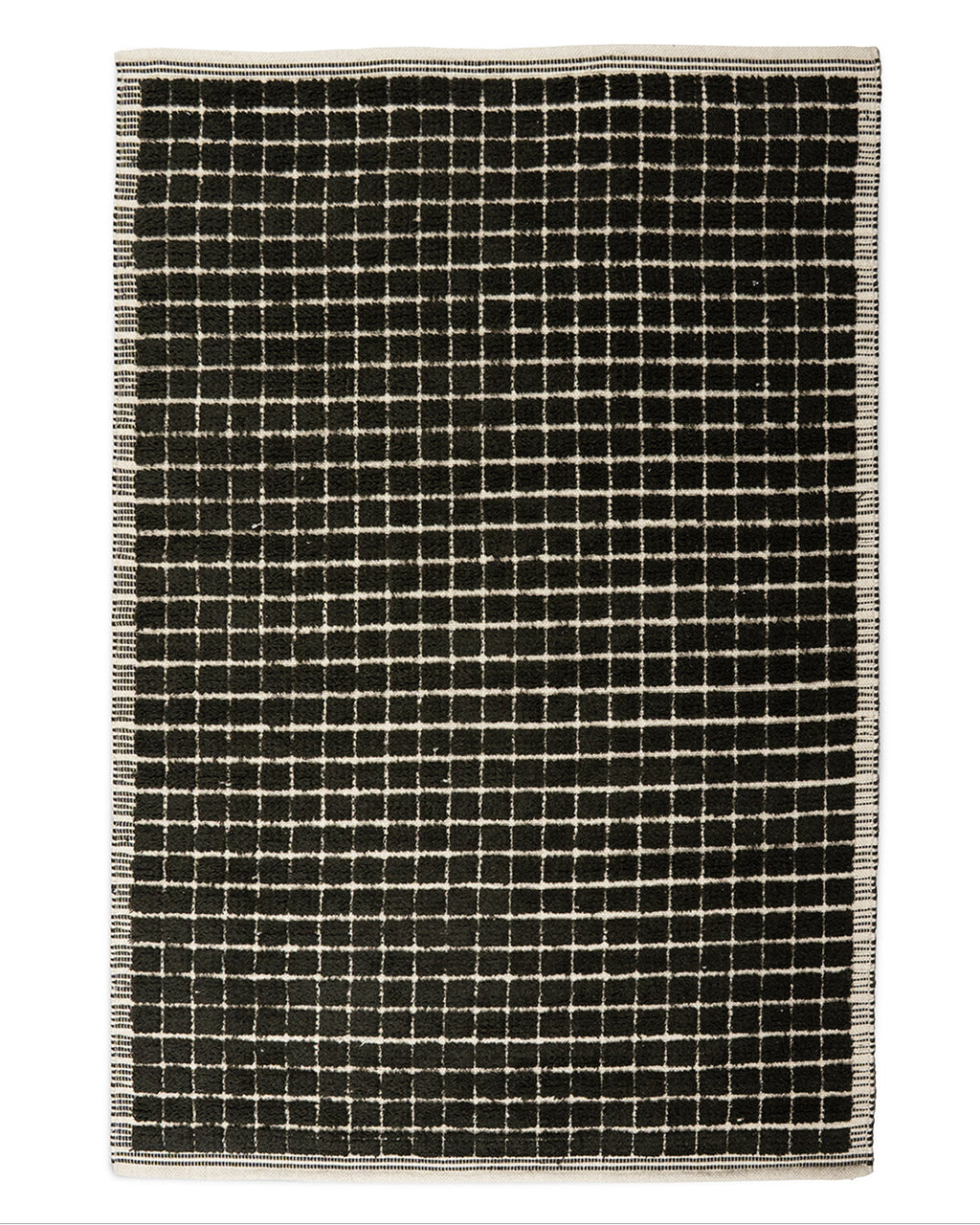 Burj Wool Handwoven Carbon Rug