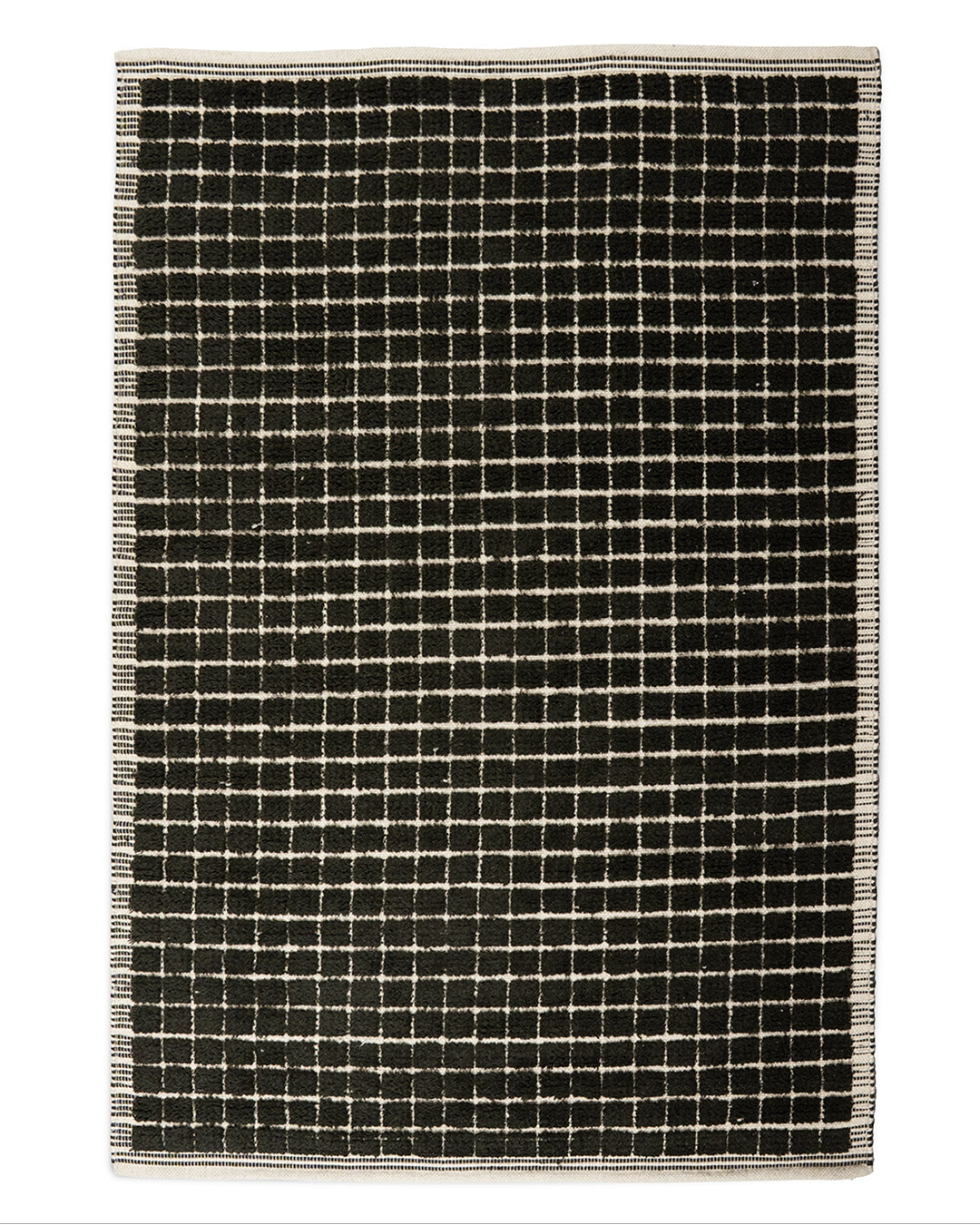 Burj Wool Handwoven Carbon Rug