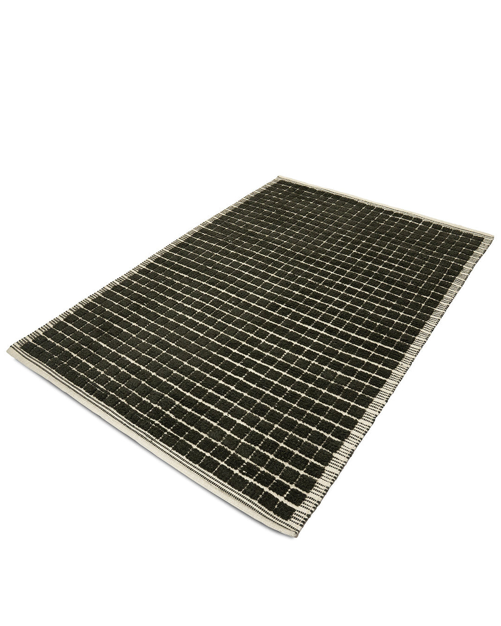 Burj Wool Handwoven Carbon Rug