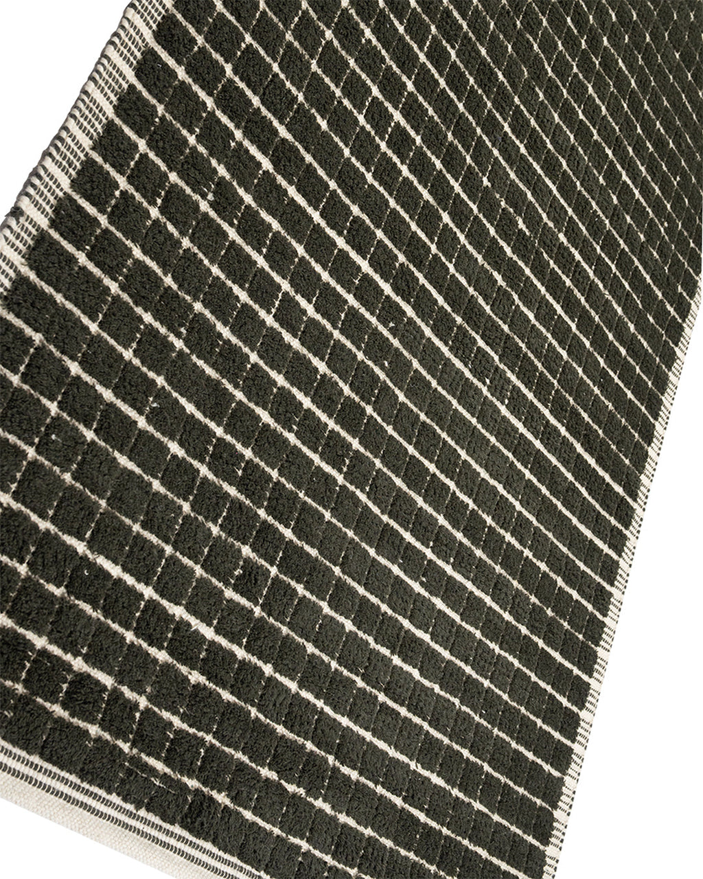 Burj Wool Handwoven Carbon Rug