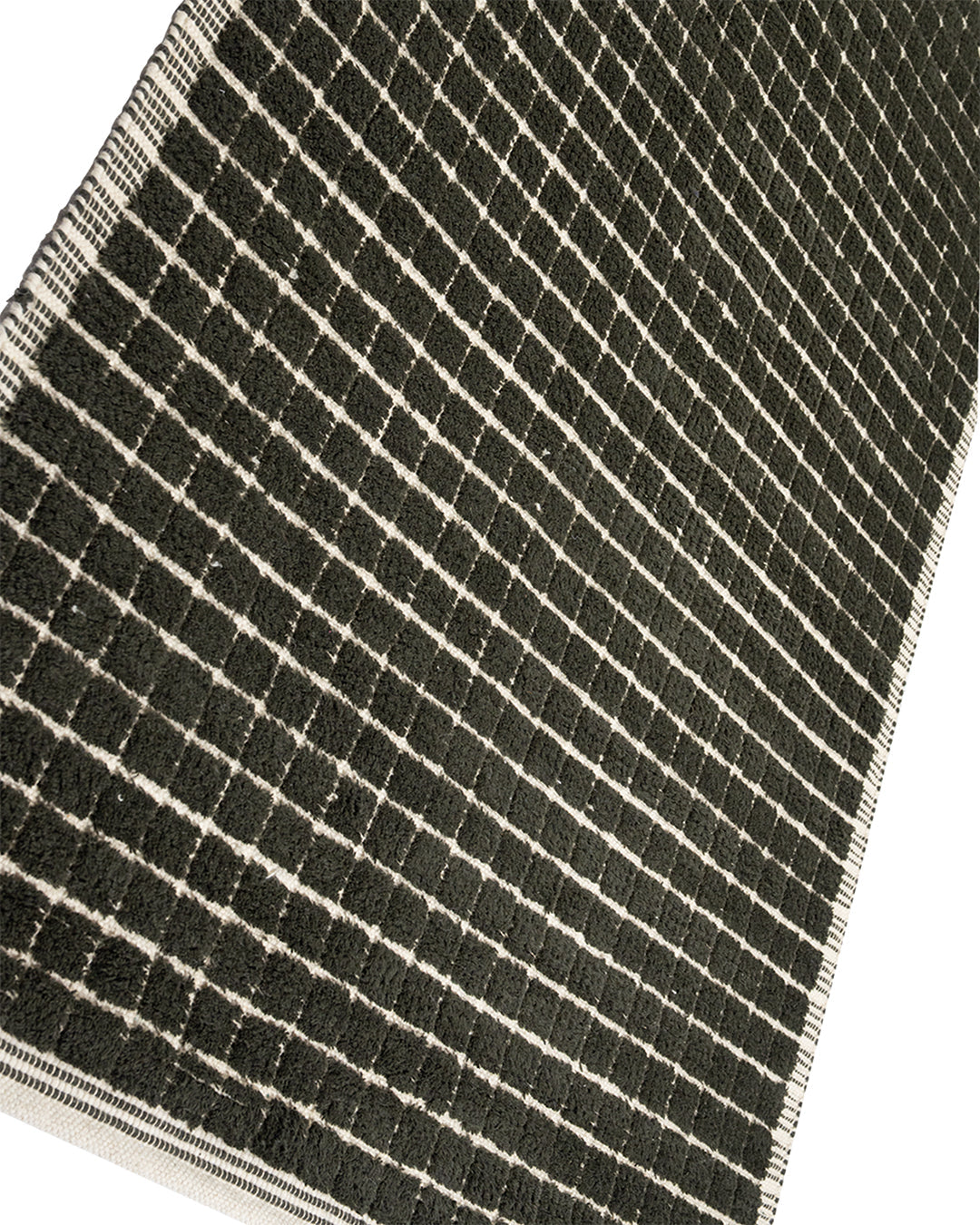 Burj Wool Handwoven Carbon Rug