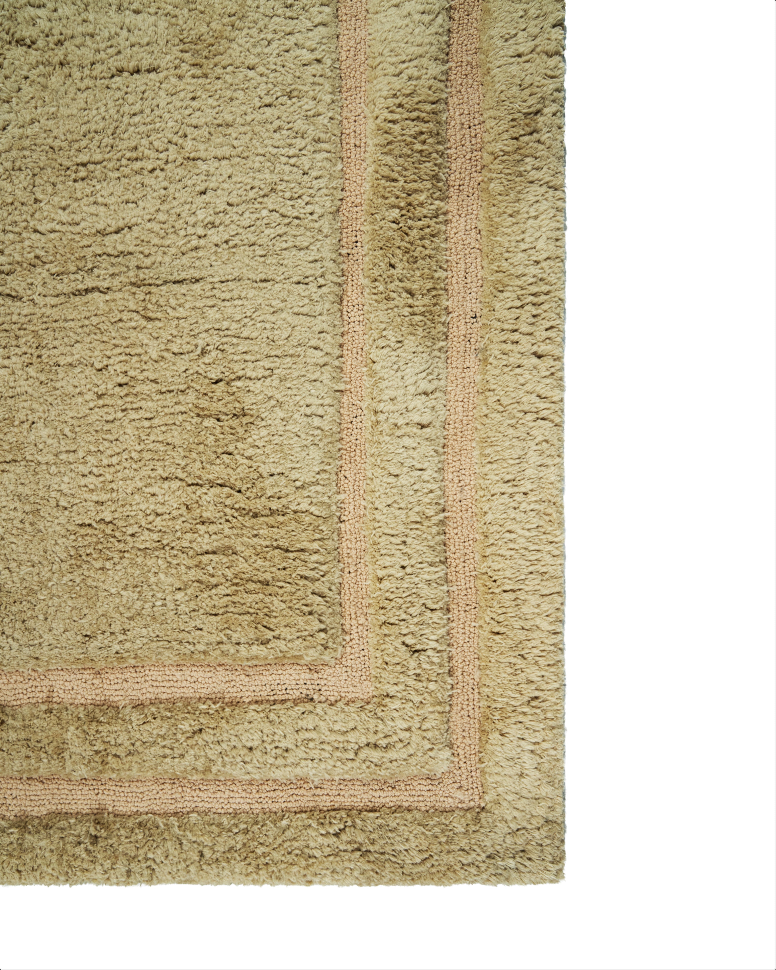 Feather Deco Rug Brick Beige