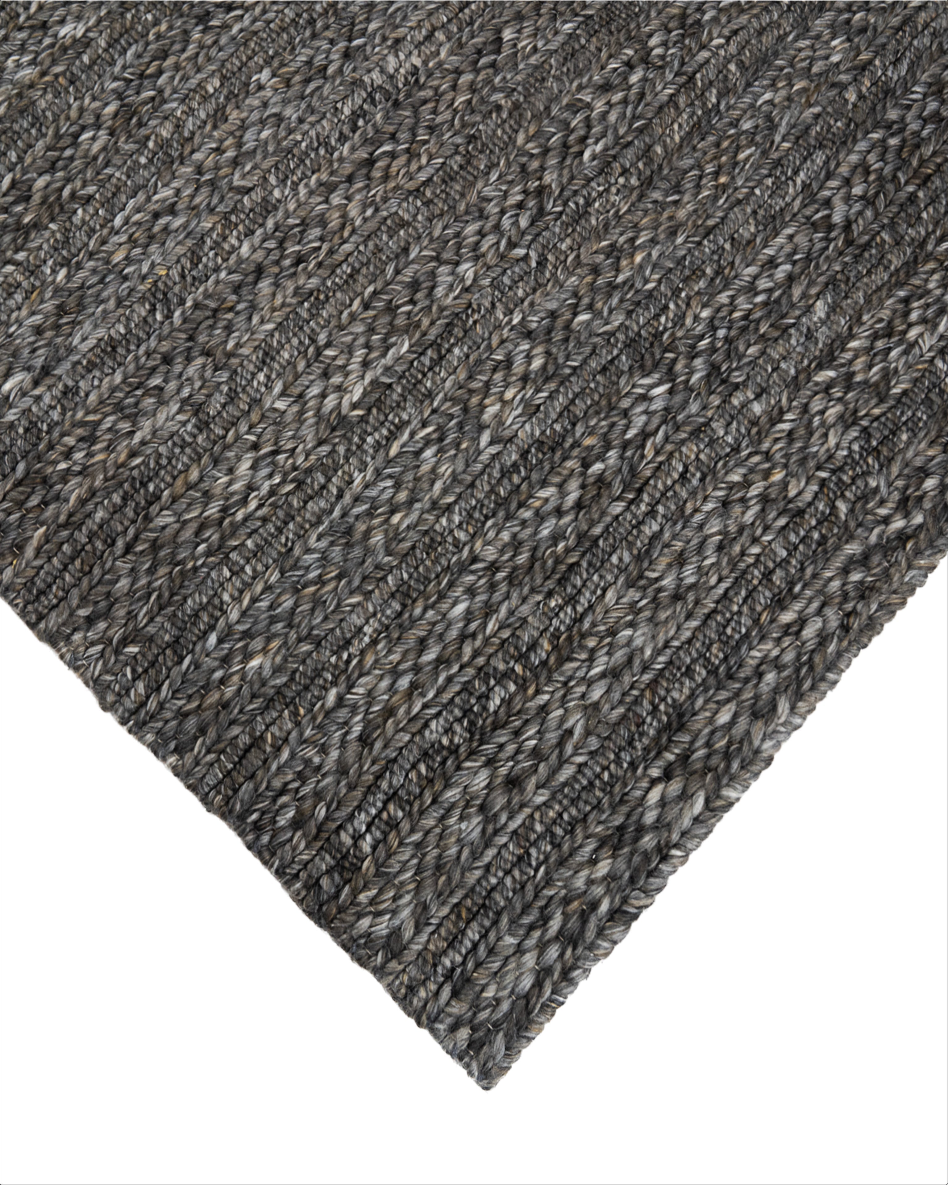 Ayali Wool Handwoven Ash Rug
