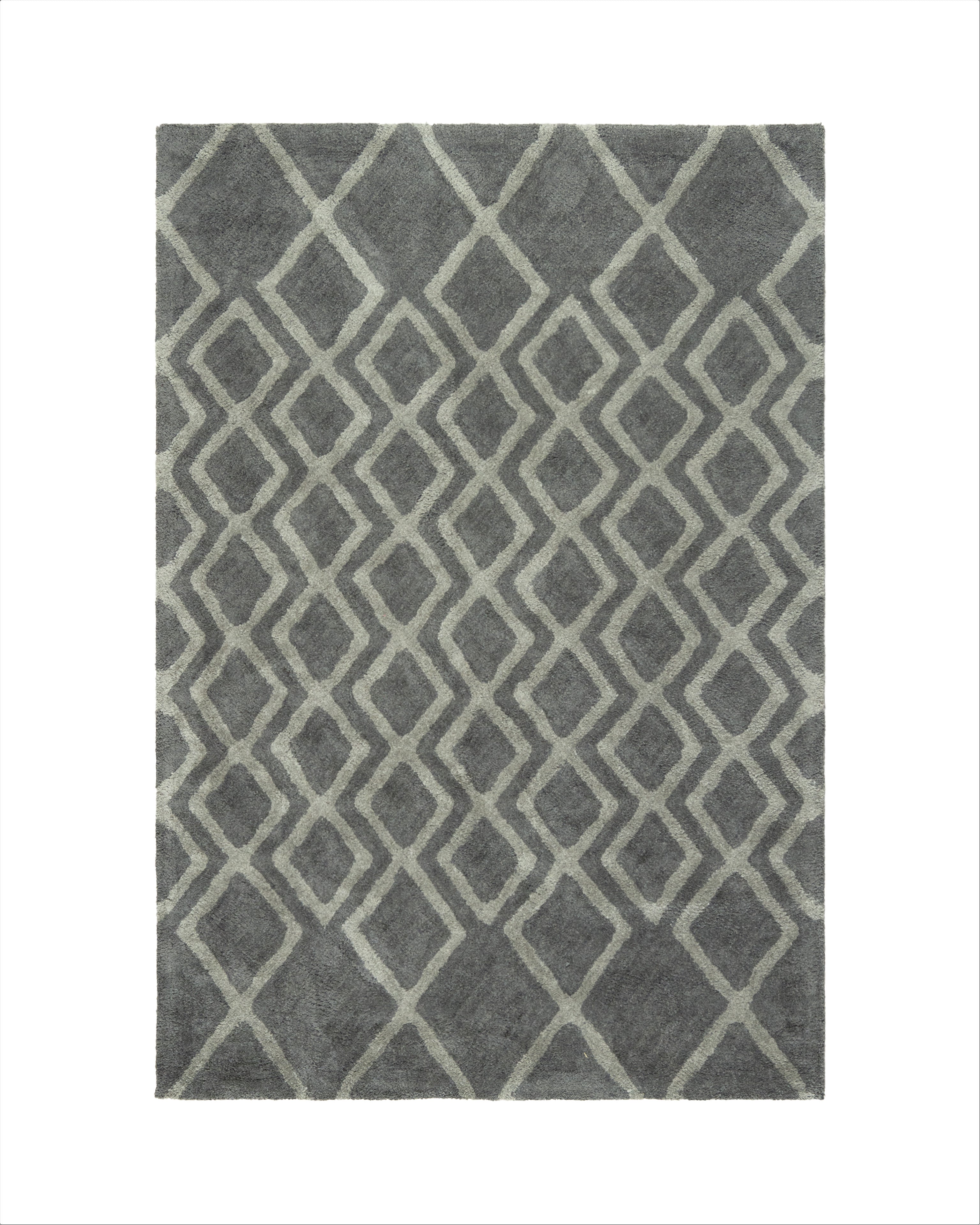 Amara Rug Quad Grey And Silver