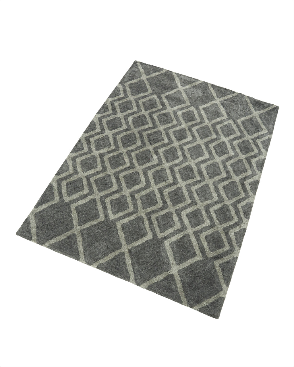 Amara Rug Quad Grey And Silver