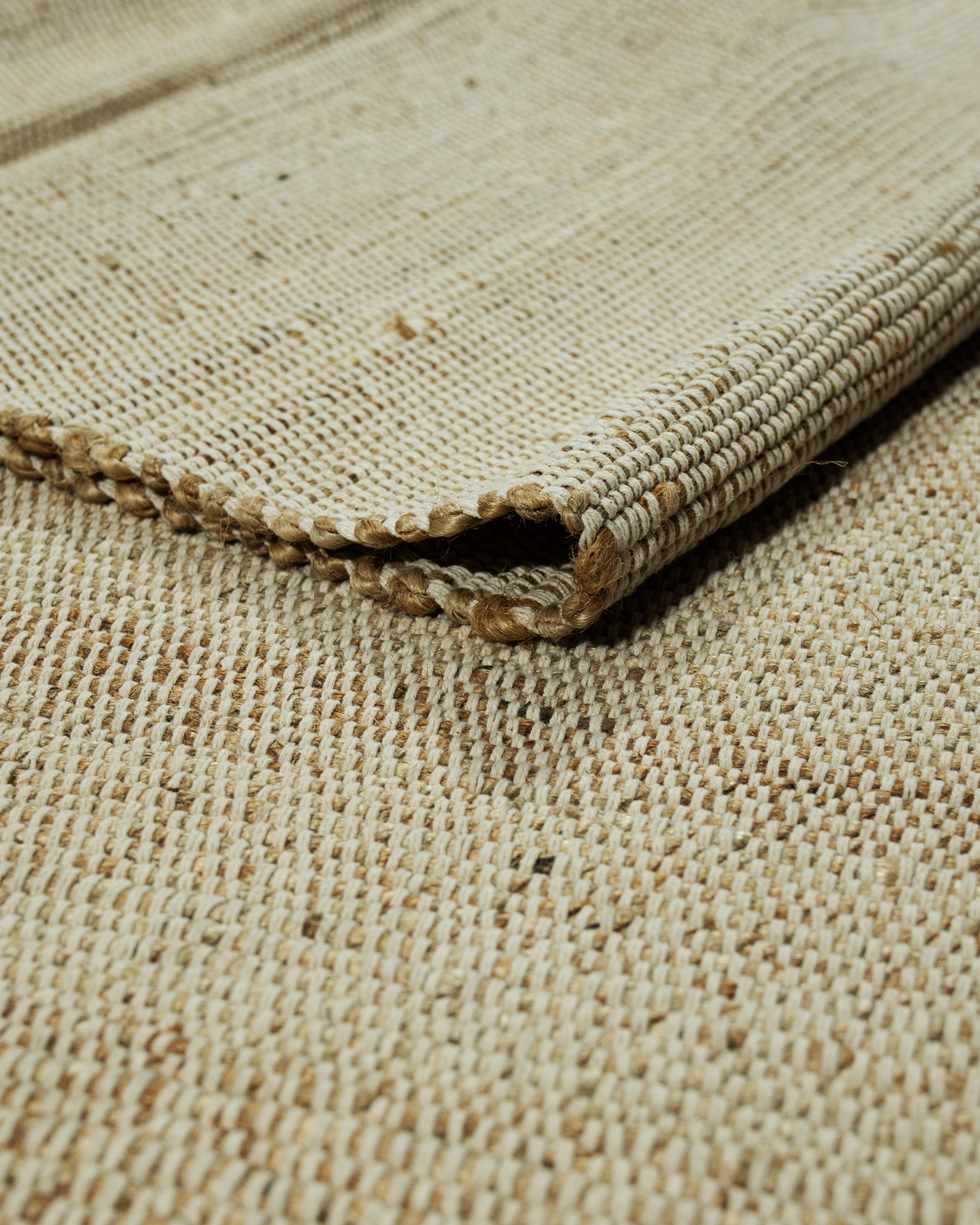 Allowal Wool Handwoven Beige Rug
