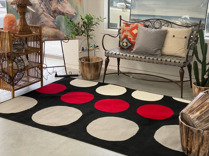 Pronto Rug Cronulla Red And Black