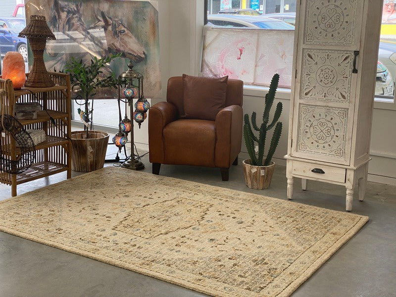 Kellyville Ankara Rug Beige Multi
