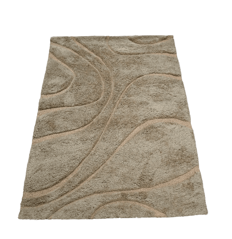 Feather Deco Rug Fume Beige
