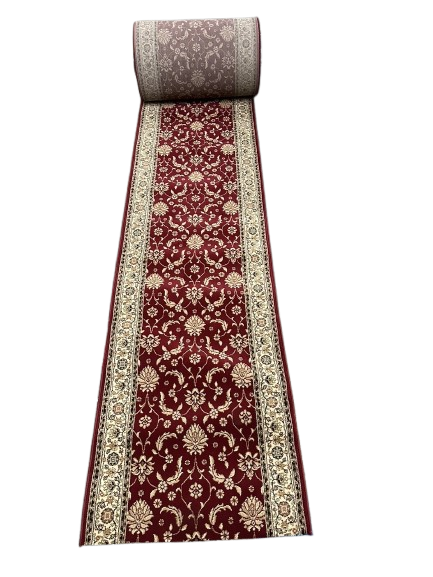 Kohinoor Soho Red Runner 80 cm Wide x Length Cut To Order